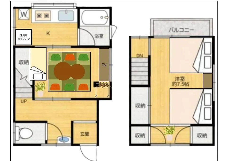 上篠崎ー浅草スカイツリー秋葉原アクセス便利ー最大6人wifi完備 Apartment Tokyo